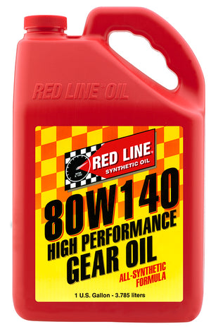 Redline RED58105 80W140 Gl-5 Gear Oil 1 Gallon Bottle 3.785 Litres
