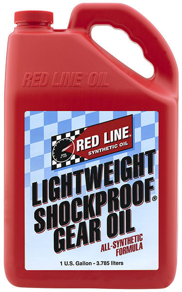 Redline RED58405 Red Line Lightweight Shockproof Gear Oil 1 Gallon 3.785L