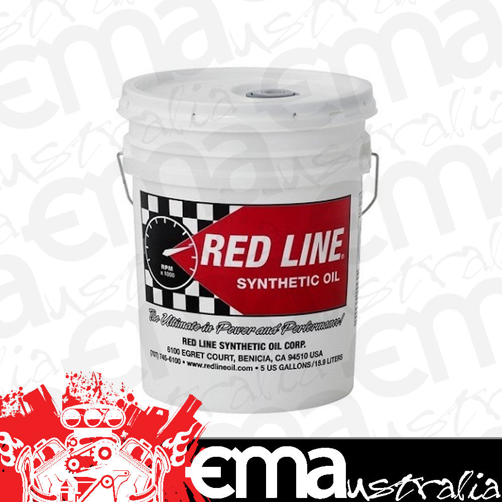Red Line Engine Oil Color Redline RED58406 Lightweight Shockproof Gear Oil 5 Gallon Bottle 19 Li ...