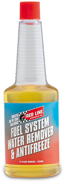 Redline RED60302 Fuel System Water RemOver & Antifreeze 12Oz Bottle