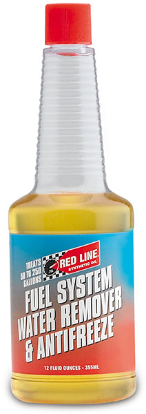 Red Line Oil | RED60302 | Redline Fuel System Water RemOver & Antifreeze 12Oz Bottle
