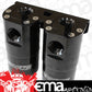 Aeroflow Performance Products AF64-4364BLK Dual Catch Can -10ORB Air / Oil Separator Diesel