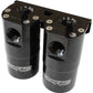 Aeroflow AF64-4364BLK Dual Catch Can -10ORB Air / Oil Separator Diesel