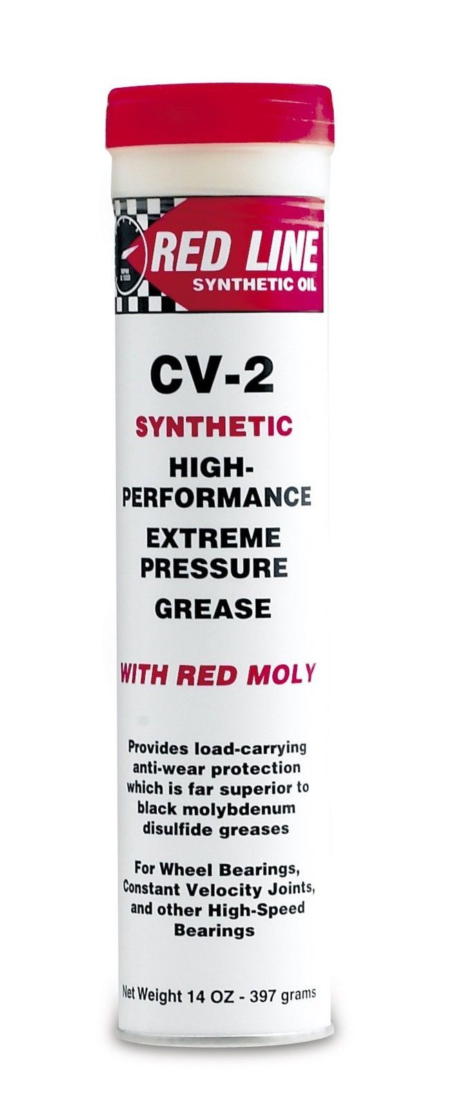 Redline RED80402 Red Line Cv-2 Grease 14Oz Cartridge/Tube 396 Grams