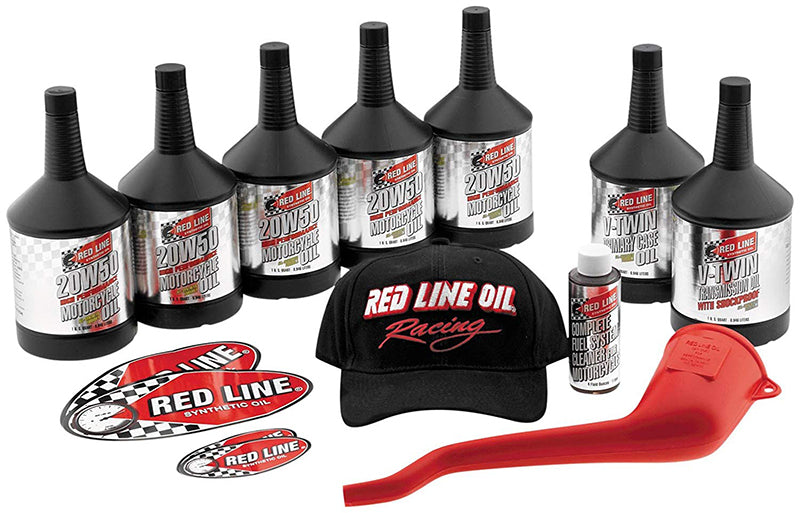 Redline RED90226 Red Line Oil 20W50 Motorcycle Power Pack Kit Big Twin