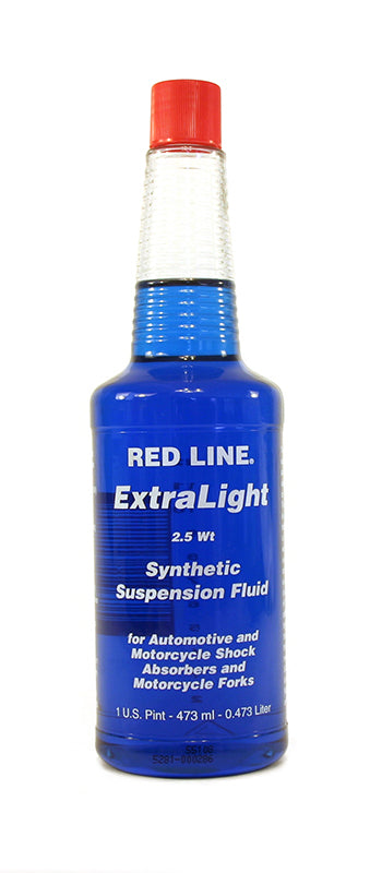 Redline RED91112 Extralight 2.5Wt Suspension Fluid 16Oz Bottle 473Ml