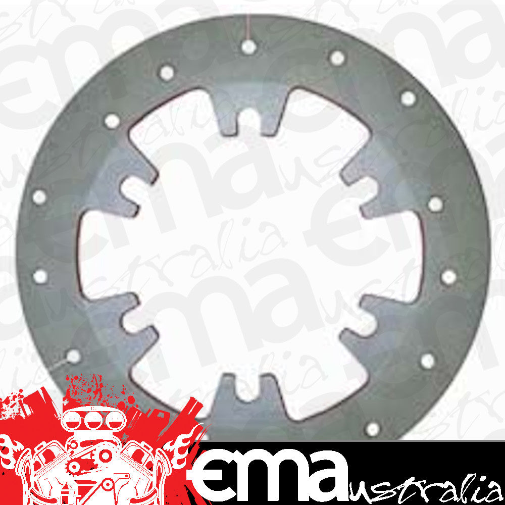 Red Devil Brakes REDTS8101040655 Ceramic Coated Titanium Inboard Sprint Car Rotor 6 x 5.5" Solid Mount 10.40" OD x .810" Wide