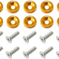 Aeroflow AF64-4365G Billet Dress Up / Fender Bolt (10 Pack) M6 x 1.00mm UHL 20mm