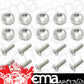 Aeroflow AF64-4365S Billet Dress Up / Fender Bolt (10 Pack) M6 x 1.00mm UHL 20mm