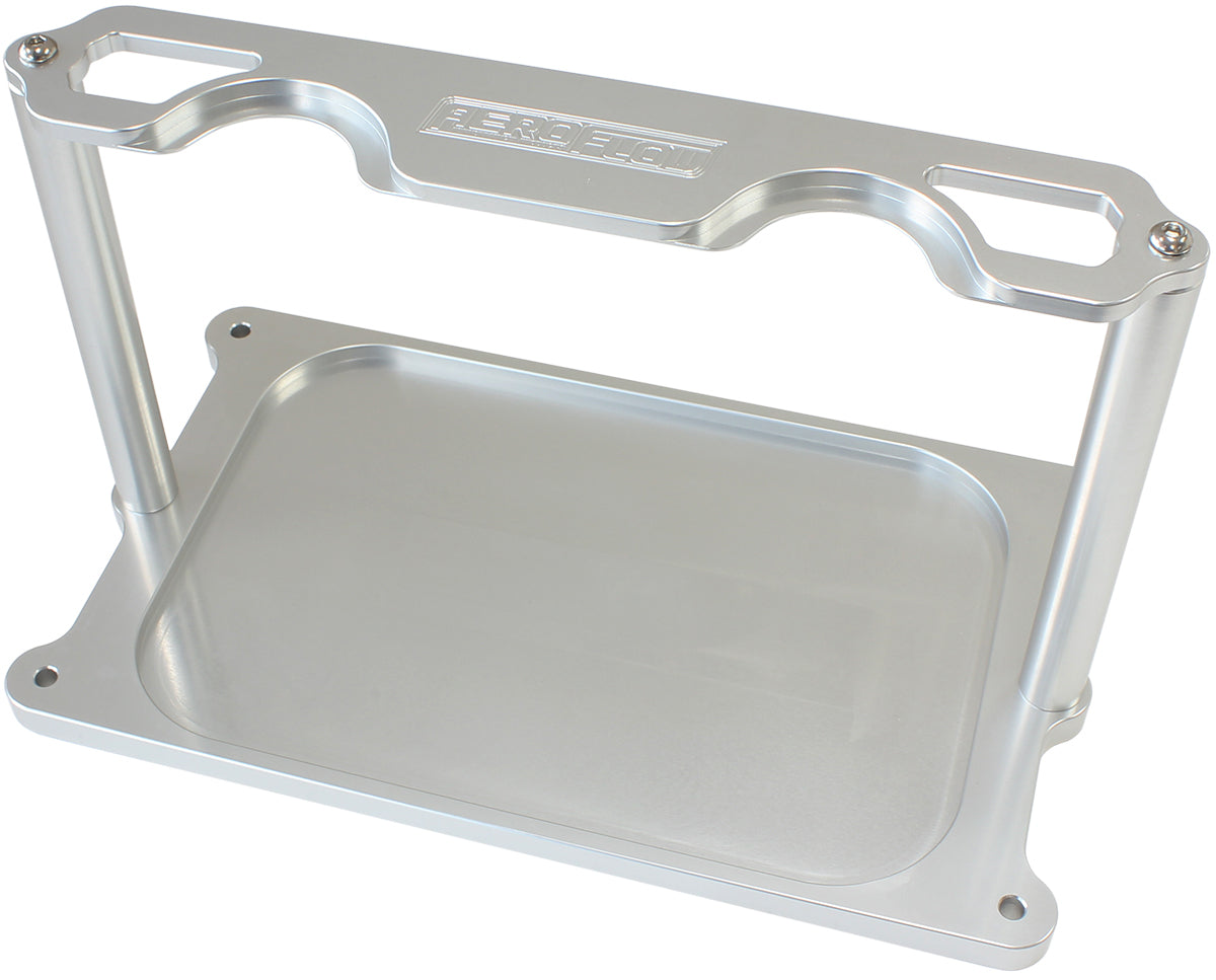 Aeroflow AF64-4366 Battery Hold Down Tray Polished Billet Optima Aeroflow- AF64-4366