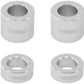 Aeroflow AF64-4376 BILLET BOLT SPACERS M8 SILVER 5/16 PACK OF 4