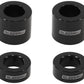 Aeroflow AF64-4376BLK BILLET BOLT SPACERS M8 BLACK 5/16 PACK OF 4