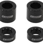 Aeroflow AF64-4377BLK BILLET BOLT SPACERS M10 BLACK 3/8 PACK OF 4