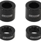 Aeroflow AF64-4377BLK BILLET BOLT SPACERS M10 BLACK 3/8 PACK OF 4