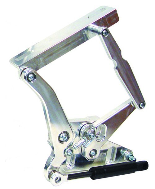 Ring Brothers RING51671-1121NS Billet Bonnet Hinge Kit - Natural Finish suit 1967-1971 Falcon Solid Frame For Steel Bonnet