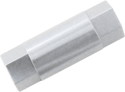 Aeroflow AF64-4385S M6 FEMALE HEX SPACER SILVER 1 PER PACK 40mm LENGTH