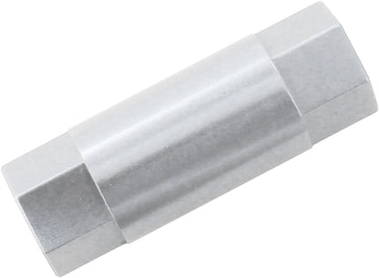 Aeroflow AF64-4385S M6 FEMALE HEX SPACER SILVER 1 PER PACK 40mm LENGTH