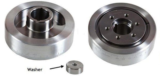 Romac RO0208B-6 Steel Balancer suit Chev BB 427-502 V8 Ext Balance w/ Dual Key