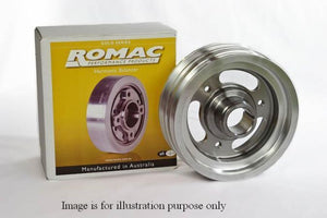 Romac RO0249 Red Series Steel Balancer suit Ford Ef-Au 6Cyl 6 Rib w/ Trigger