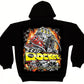 Aeroflow ROCKETHOOD-L Rocket Hoody " Hemi Engine" Black Large Rocket -Rockethood-L