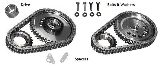 Rollmaster ROCS10000 Timing Chain Set w/ Torrington suit LS2 One Trigger Sensor & Rhs Raised Cam Block