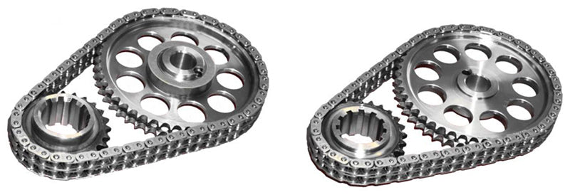 Rollmaster ROCS3110LB10 D/R Timing Chain Set suit Ford 302-351 Cleveland Svo w/ Scat Or Eagle Crank Line Bore .010"