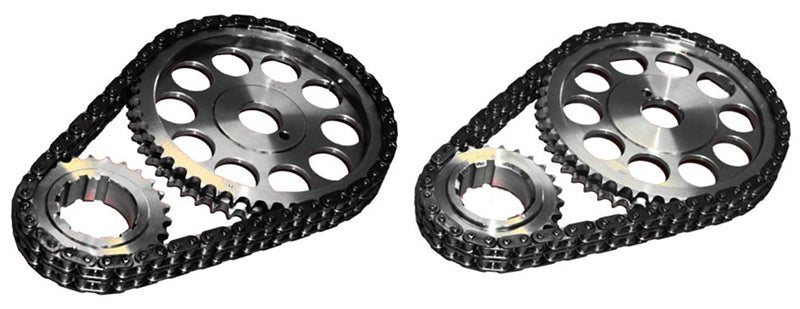 Rollmaster ROCS5100 D/Row Timing Chain Set Nitrided suit BB Chrysler 361-440 Single Bolt Cam Sprocket