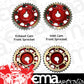 Rollmaster ROCS9280SA S/R Timing Chain Gear x2 VErnier Adjustable Gear Only for Nissan Sr20 Steel/Alloy