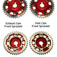 Rollmaster ROCS9280SA S/R Timing Chain Gear x2 VErnier Adjustable Gear Only for Nissan Sr20 Steel/Alloy