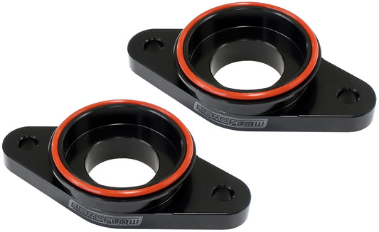 Aeroflow AF64-5055BLK for Nissan R35 Gtr Bov Adapters Use with 64-5050 Or 64-5051