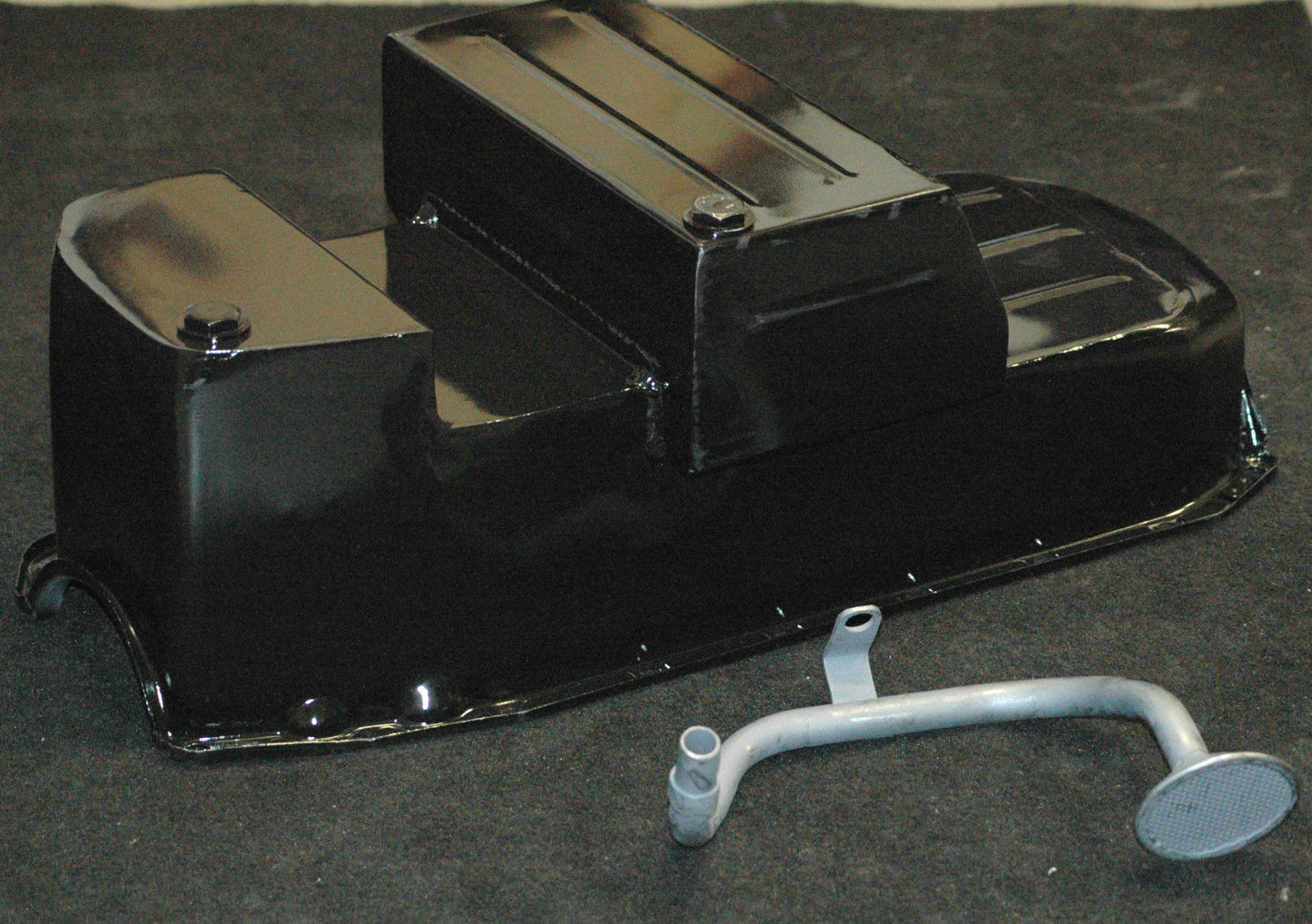 Rocket RP2203-RH Russel Oil Pan suit Holden Hk-Hg Chev SB 2 Pc Seal R/H Dipstick Black