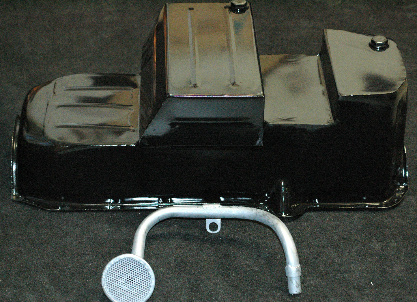 Rocket RP2203-RH Russel Oil Pan suit Holden Hk-Hg Chev SB 2 Pc Seal R/H Dipstick Black