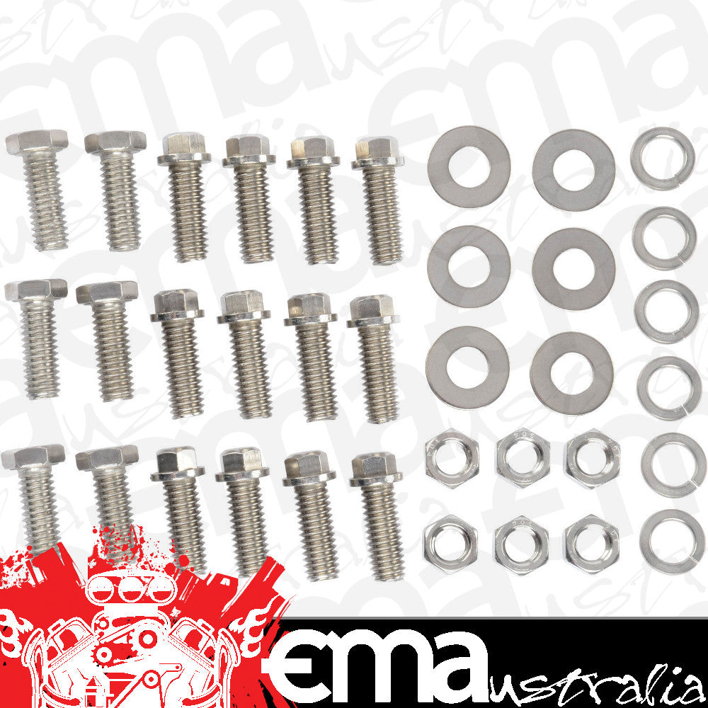 RPC RPCR0940 Racing Power Company 3/8"-16 x 1" Header Bolts