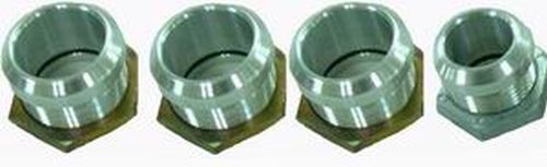 Racing Power Company (RPC) RPCR1001 RPC Satin Aluminium Firewall Hose Rings for -6 -10 & 5/8" Heater Hose
