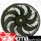 RPC RPCR1016 Universal 16" Electric Fan Kit Reversable Curved Blade 2500 CFM