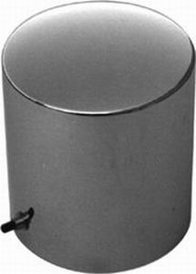 RPC RPCR1070 Chrome Steel Oil Filter Cover 4-9/32" H x 3-11/16" OD