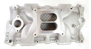 RPC RPCR1106 Chev SB 302-400 '55-'86 Intake Manifold Square Bore Satin Finish