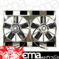 RPC RPCR1209 Dual Electric High Flow 11" Radiator Fans 12V w/ 2800CFM Chrome