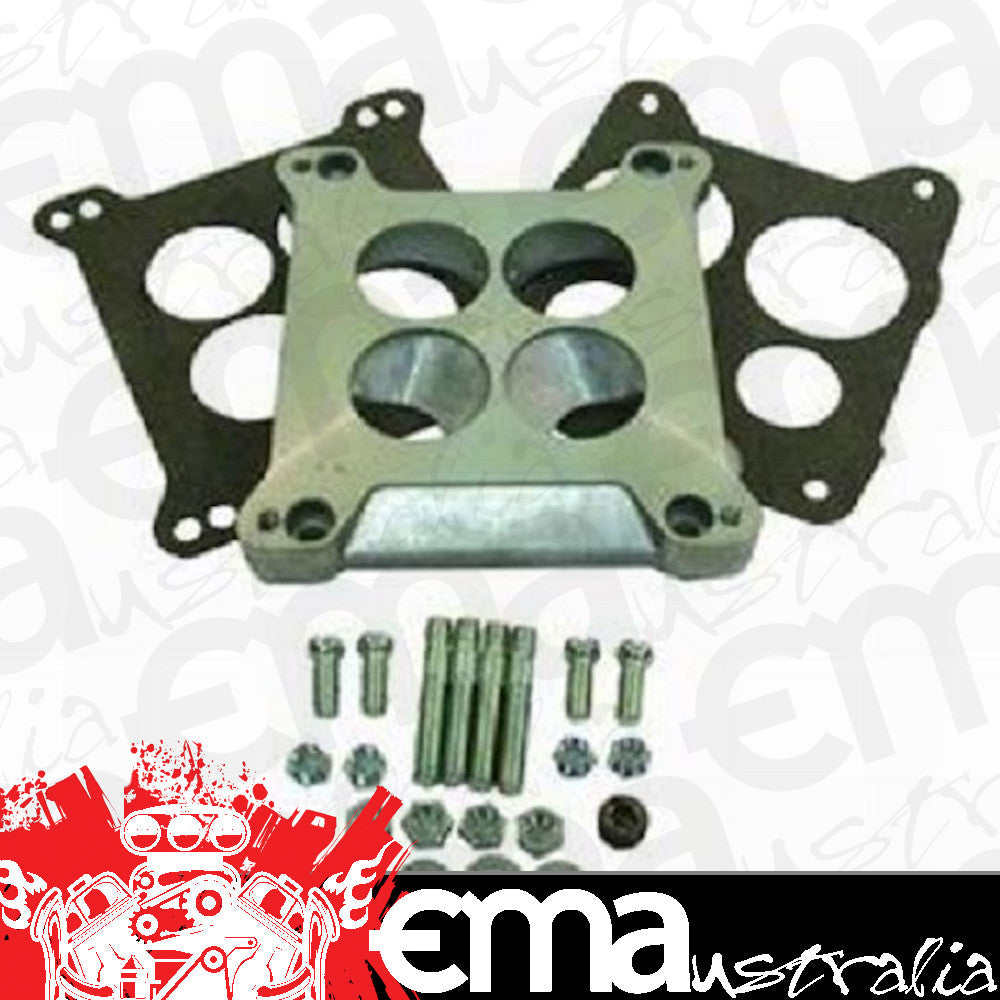 RPC RPCR2067 Aluminium Carburetor Adaptor Square Bore to Spread Bore w/ Studs