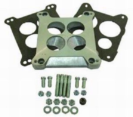 RPC RPCR2067 Aluminium Carburetor Adaptor Square Bore to Spread Bore w/ Studs
