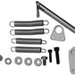 RPC RPCR2083 Chrome Steel Carburettor Mount Throttle Return Kit 2 & 4 Bbl