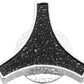 RPC RPCR2180 Air Cleaner Wing Nut Large Deluxe w/ Black Top & Chrome Steel w/ 5/16"-18 Thread