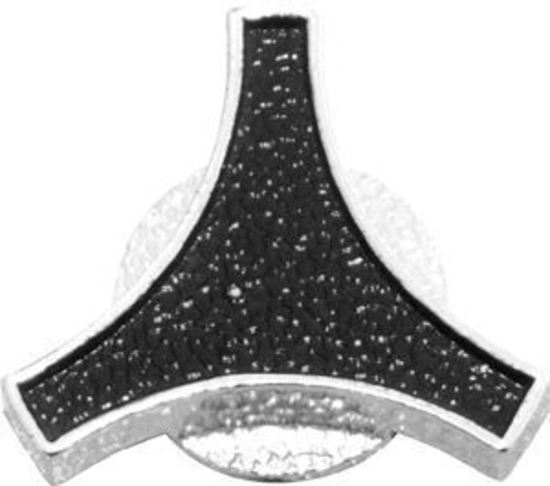RPC RPCR2180 Air Cleaner Wing Nut Large Deluxe w/ Black Top & Chrome Steel w/ 5/16"-18 Thread