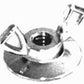 RPC RPCR2181 Air Cleaner Wing Nut Small Chrome Steel w/ 1/4"-20 Thread