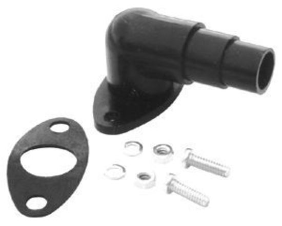 RPC RPCR2192 Universal Smog Tube Fitting Black Plastic