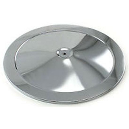 RPC RPCR2195T Round Muscle Car Style Air Cleaner Top 14' Diameter Chrome Plated Steel