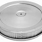 RPC RPCR2282 10" x 2" Chrome Steel Muscle Car Style Air Cleaner Raised Base