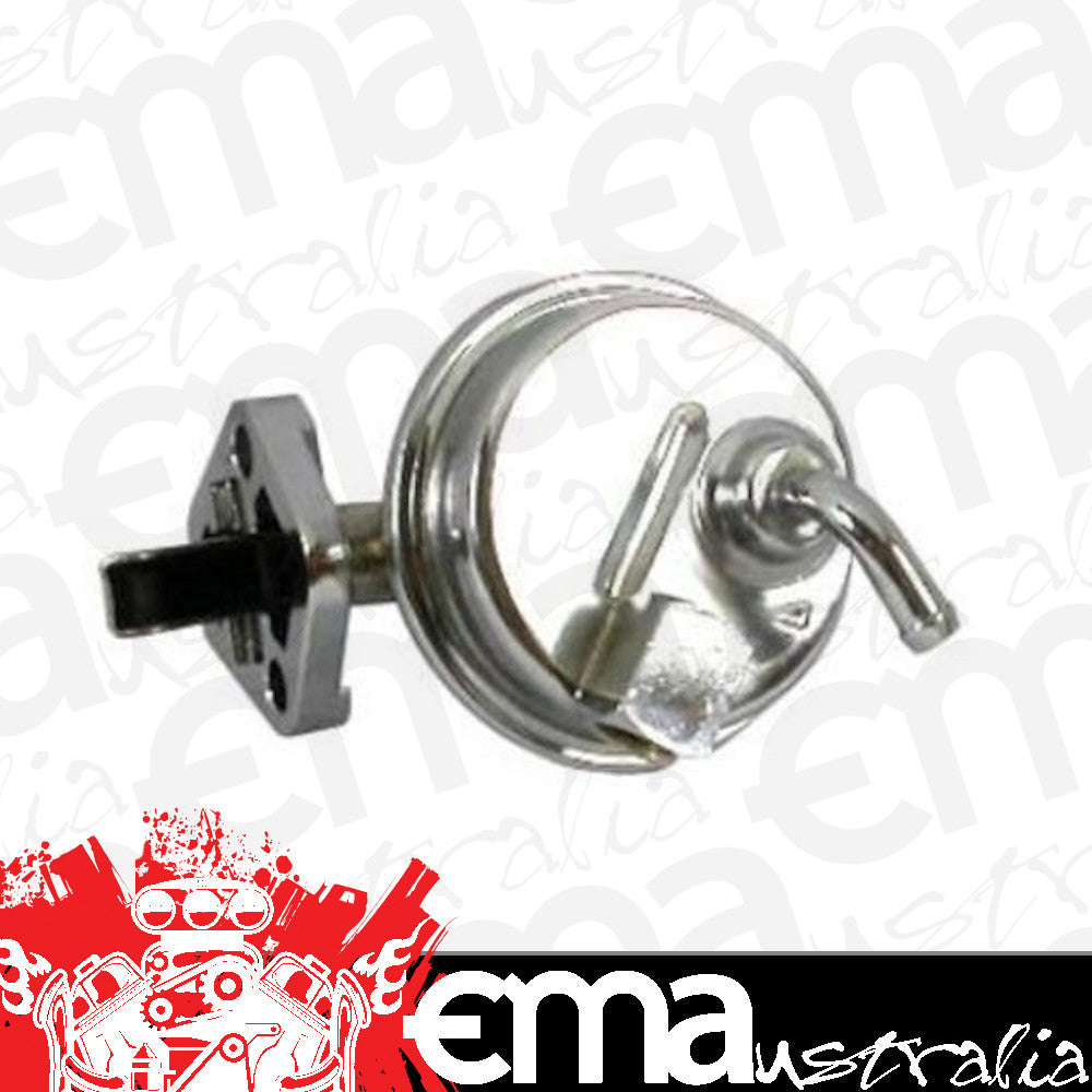 RPC RPCR2302 Chrome Mechanical Fuel Pump suit Chev SB 262-400 80Gph @ 8 PSI