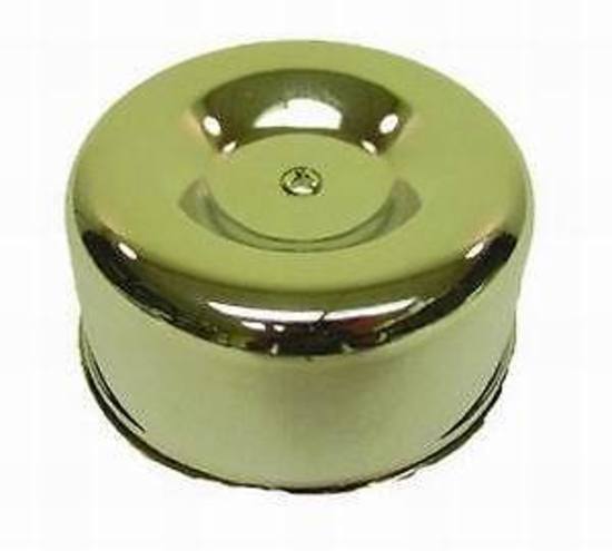 RPC RPCR2338 Chrome Steel Air Cleaner 4" x 2-7/8" Raised Base fits 2-5/8" Neck