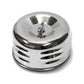 RPC | RPCR2339 | RPC Chrome Louvered Air Cleaner 4" x 2-7/8" Raised Base 2-5/8" Neck